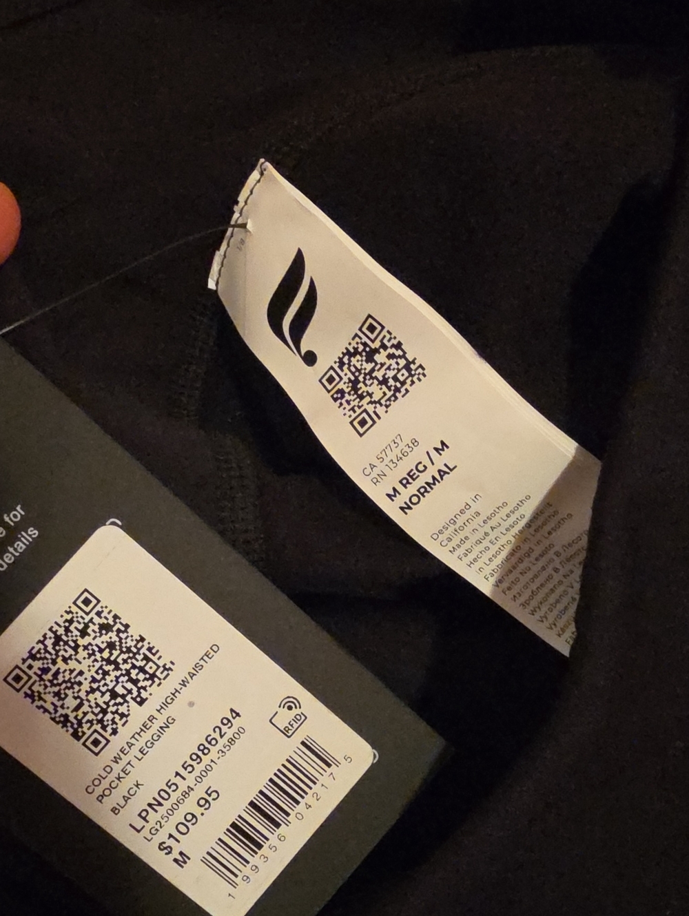 Fabletics Cold Weather High Waisted Pocket Legging - Picture 4 of 4